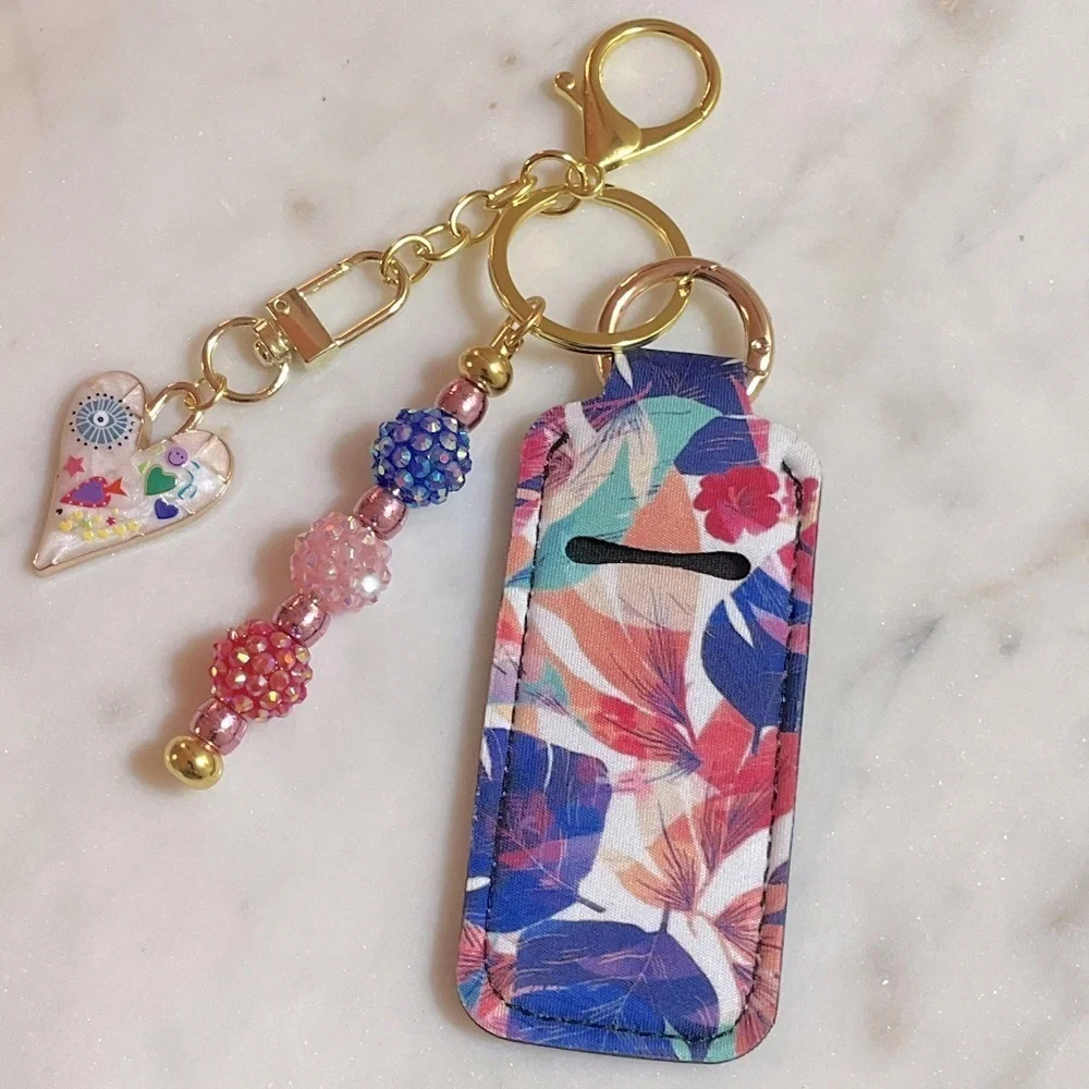 Detachable Keychain and Lipstick Pouch
